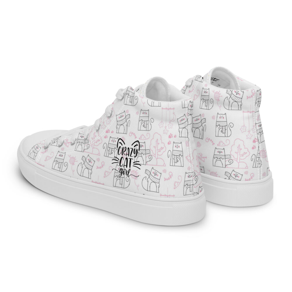 Winters Cozy Cats - Sneakers alte in tela da donna - immagine 40