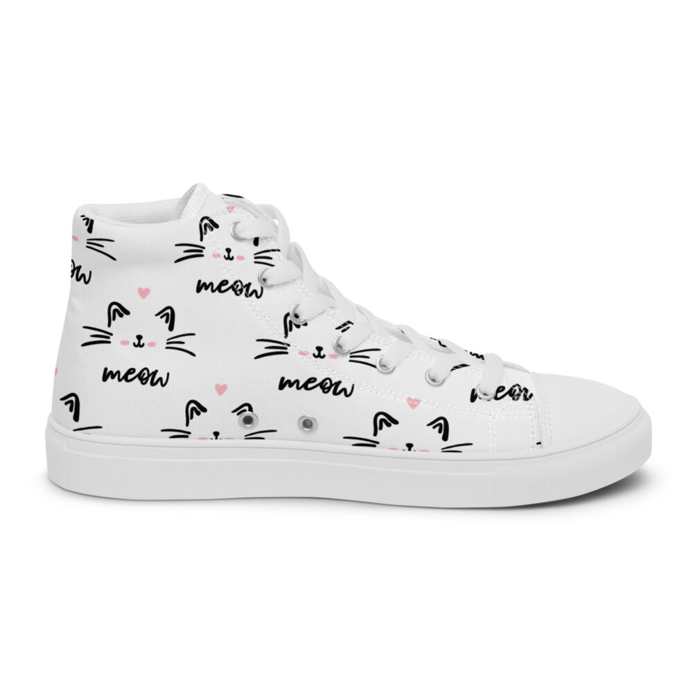 Meow - Sneakers alte in tela da donna - immagine 27
