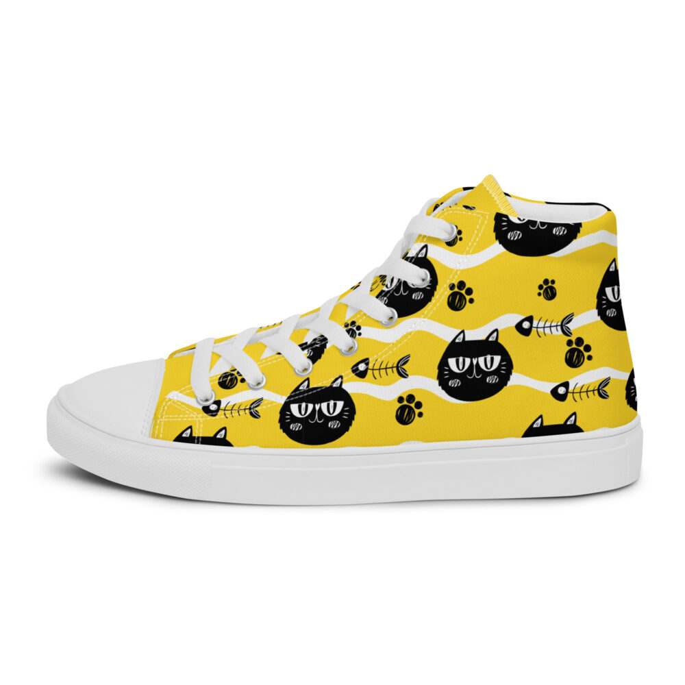 Cool Black Cats - Sneakers alte in tela da donna - immagine 26