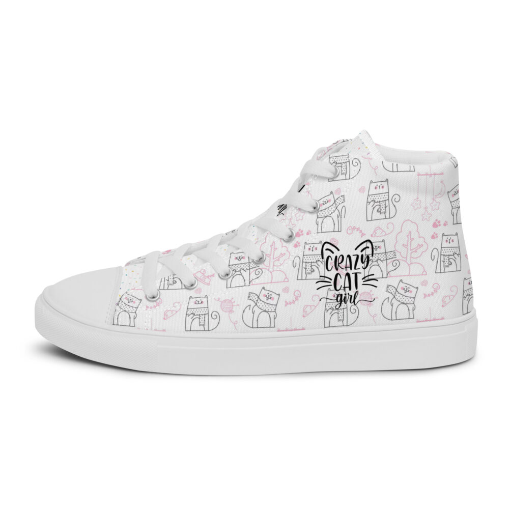 Winters Cozy Cats - Sneakers alte in tela da donna - immagine 26