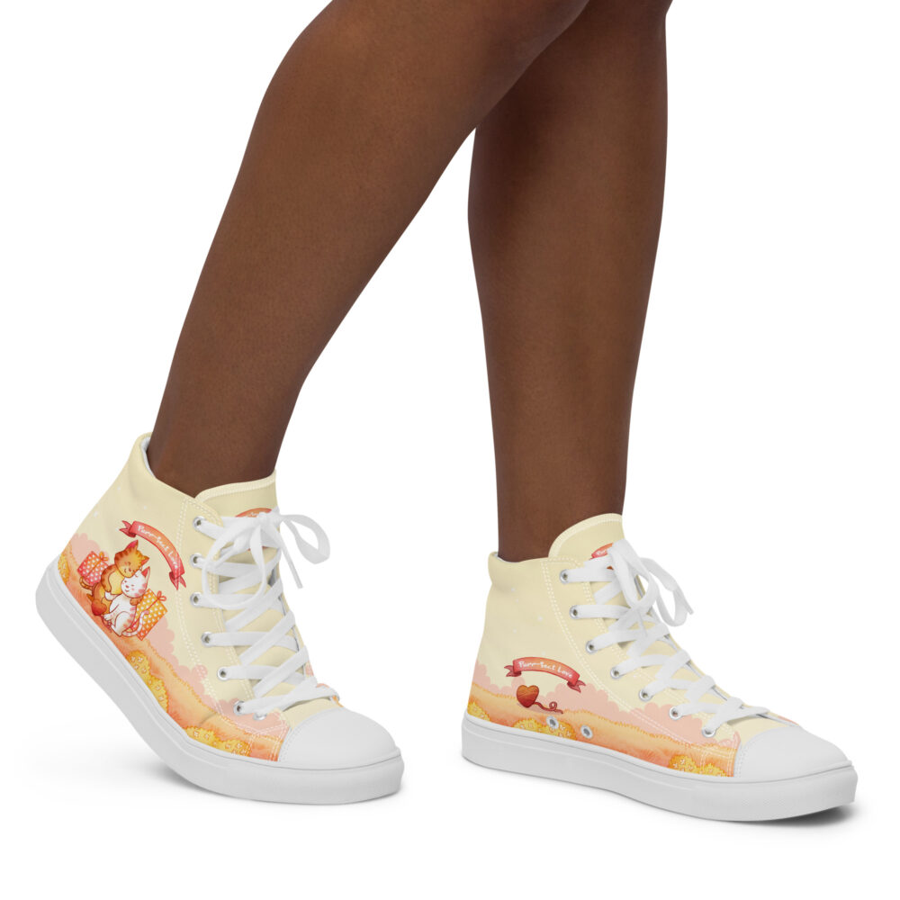 Purr-fect Love - Sneakers alte in tela da donna - immagine 19