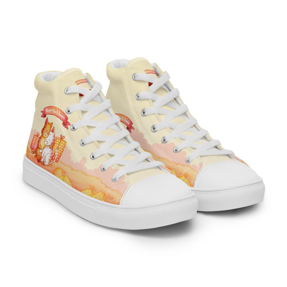 Purr-fect Love - Sneakers alte in tela da donna - immagine 46