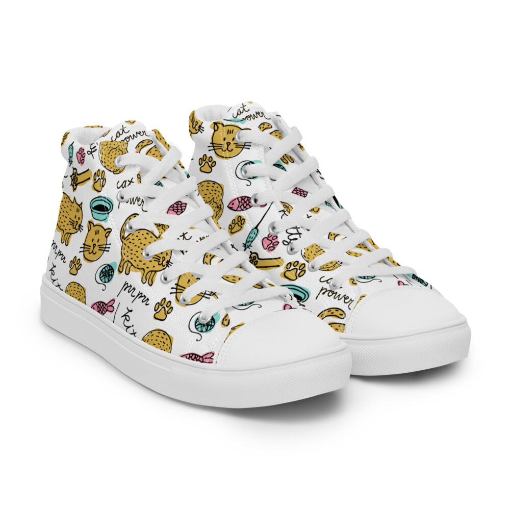 Cat Power - Sneakers alte in tela da donna - immagine 46