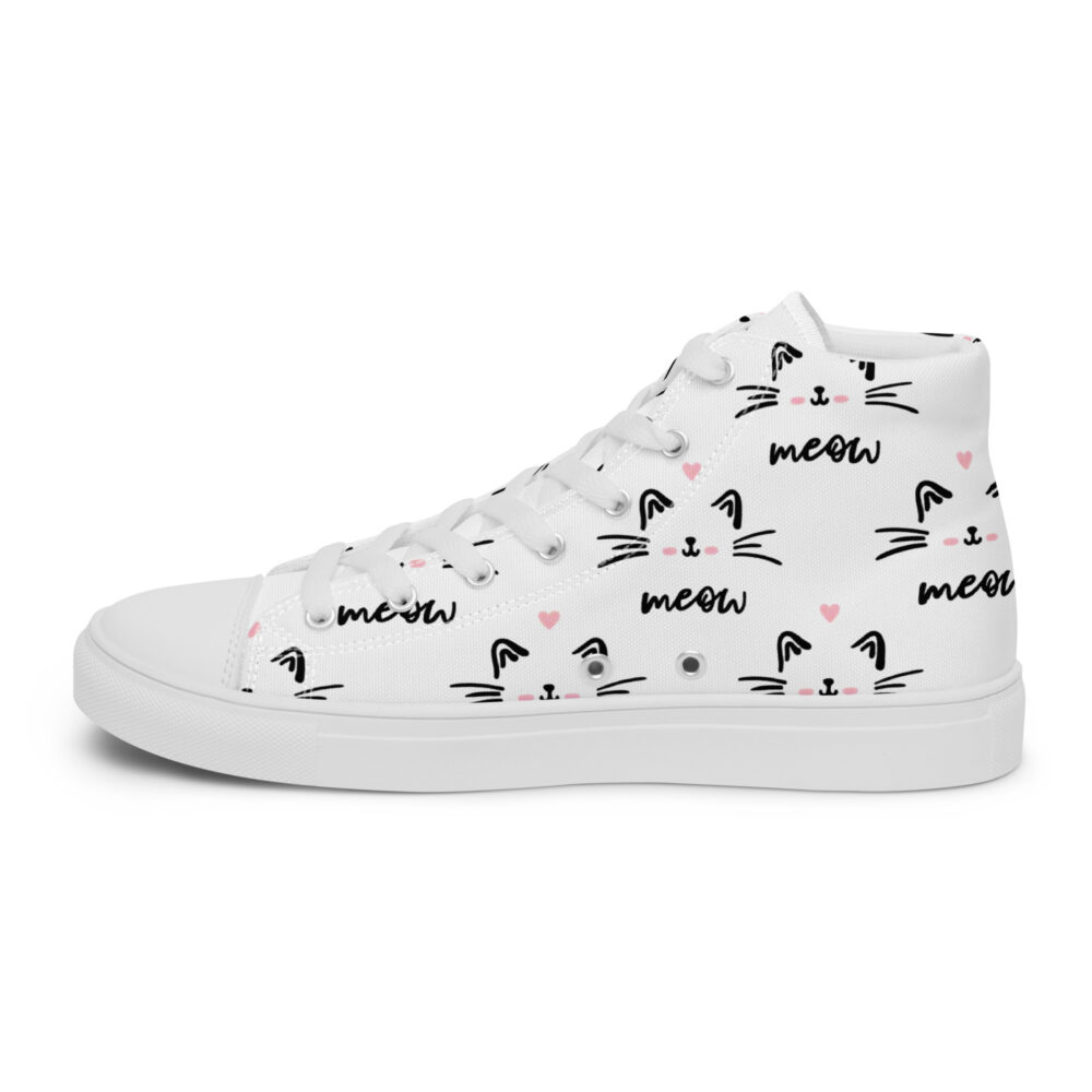 Meow - Sneakers alte in tela da donna - immagine 29