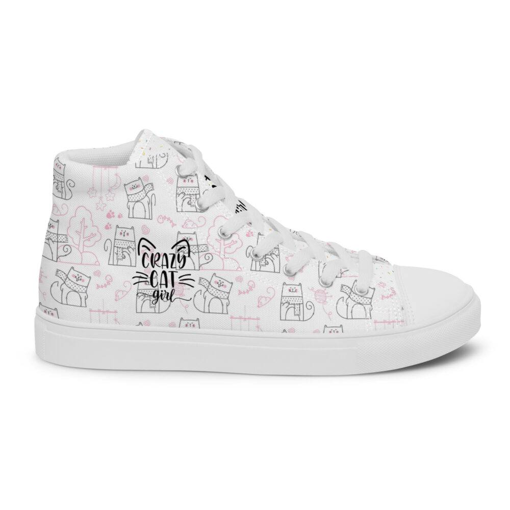 Winters Cozy Cats - Sneakers alte in tela da donna - immagine 28