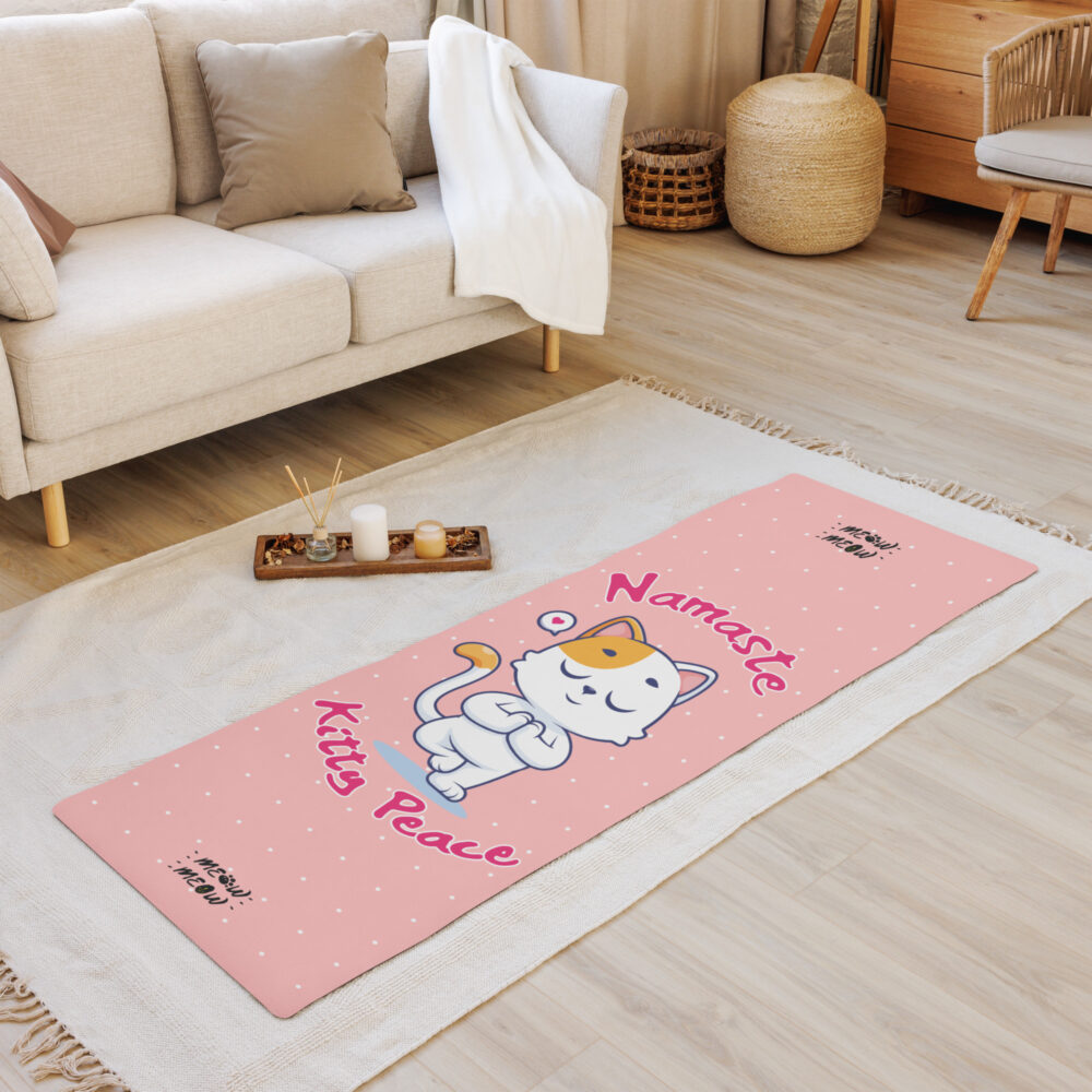 Tappetino Yoga Namaste Kitty Peace - immagine 9