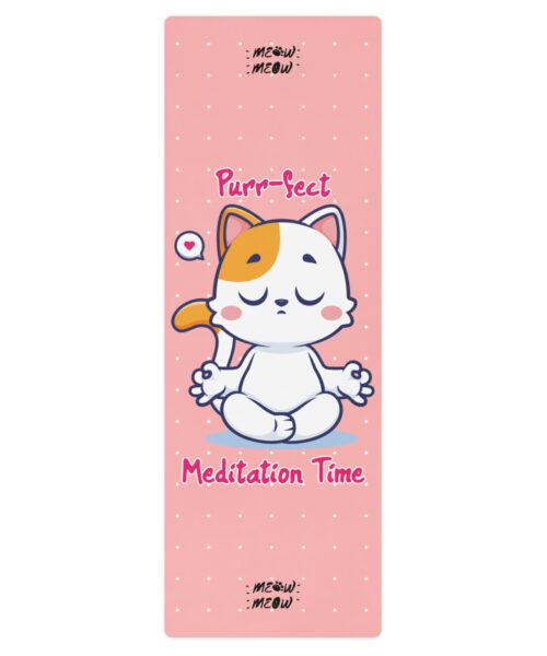 Tappetino Yoga Purr-fect Meditation Time