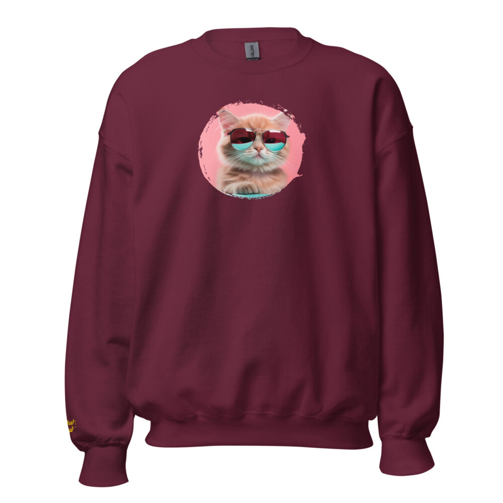 Pink Horizon Cool Cat Crewneck - immagine 54