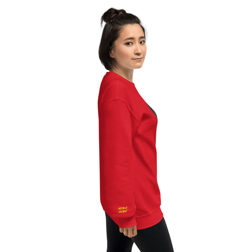 Winter Kitten Scarf Crewneck - immagine 5