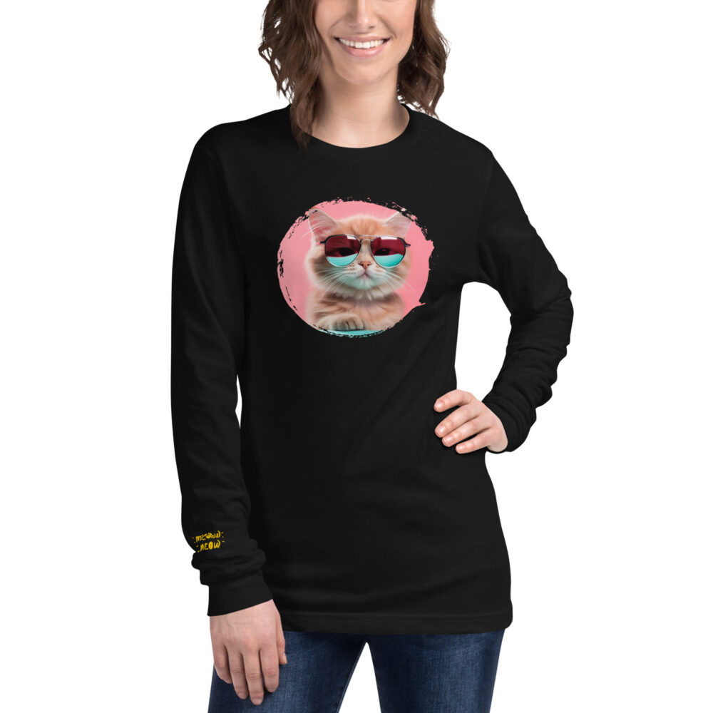 Pink Horizon Cat Attitude Long Sleeve - immagine 2